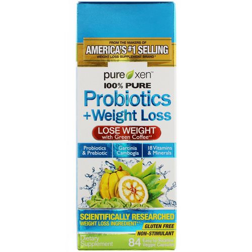 Purely Inspired, Probiotics + Weight Loss, 84 Easy-to-Swallow Veggie Capsules فوائد