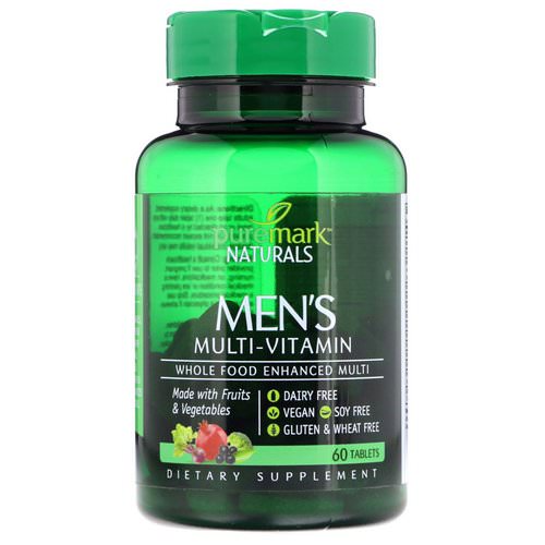 PureMark Naturals, Men's Multi-Vitamin, 60 Tablets فوائد
