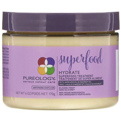 Pureology, Hydrate Superfood Treatment, 6 oz (170 g) فوائد