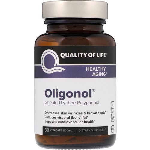 Quality of Life Labs, Oligonol, 100 mg, 30 VegiCaps فوائد