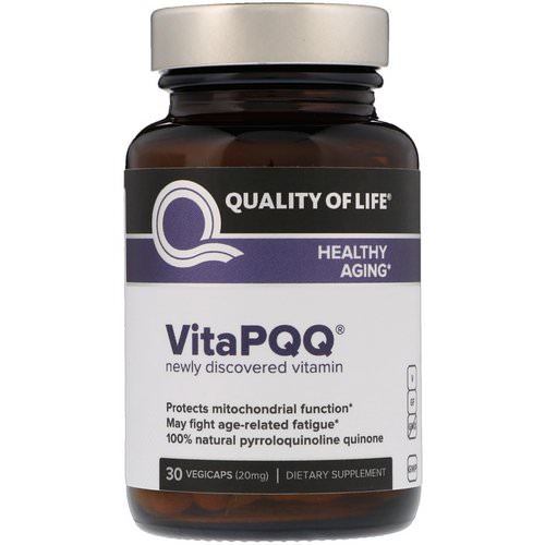 Quality of Life Labs, VitaPQQ, Healthy Aging, 30 Vegicaps فوائد