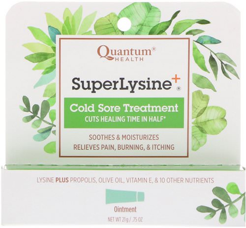 Quantum Health, Super Lysine+, Cold Sore Treatment, .75 oz (21 g) فوائد