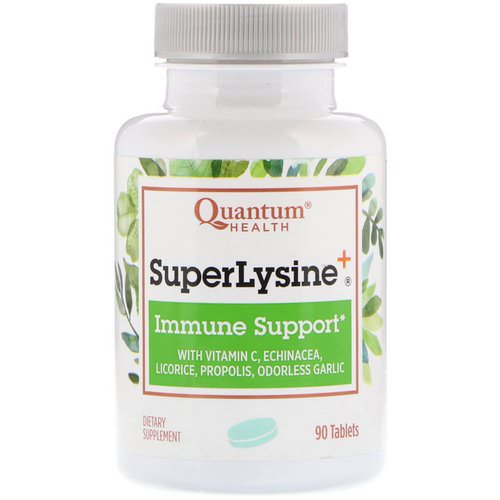 Quantum Health, Super Lysine+, Immune Support, 90 Tablets فوائد