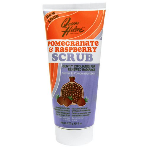 Queen Helene, Scrub, Normal to Combination, Pomegranate & Raspberry, 6 oz (170 g) فوائد