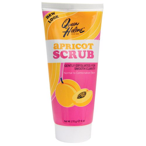 Queen Helene, Scrub, Normal to Combination Skin, Apricot, 6 oz (170 g) فوائد