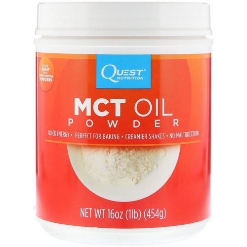 Quest Nutrition, MCT Oil Powder, 16 oz (454 g) فوائد