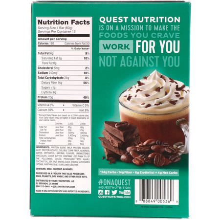 Quest Nutrition Milk Protein Bars Whey Protein Bars - أل,اح بر,تين مصل اللبن, قضبان بر,تين الحليب, أل,اح البر,تين, الكعك