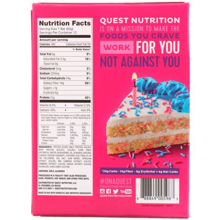 Quest Nutrition Whey Protein Bars Milk Protein Bars - أل,اح بر,تين الحليب, قضبان بر,تين مصل اللبن, أل,اح البر,تين, الكعك