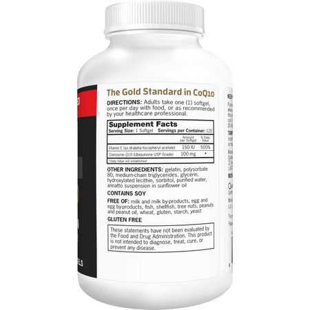 Qunol, Ultra CoQ10, 100 mg, 120 Softgels:أنزيم Q10, CoQ10