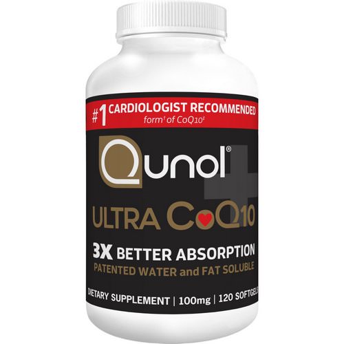 Qunol, Ultra CoQ10, 100 mg, 120 Softgels فوائد