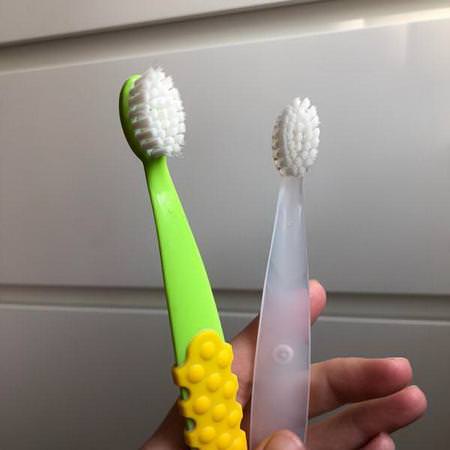 RADIUS, Totz Plus Toothbrush, 3+ Years, Green/Yellow, 1 Toothbrush