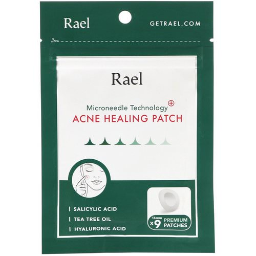 Rael, Microneedle Technology, Acne Healing Patch, 9 Patches فوائد