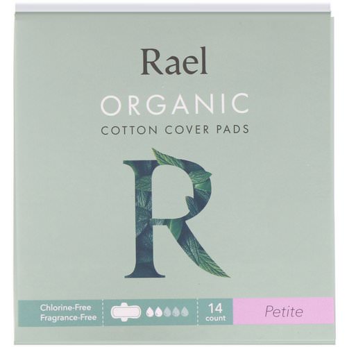 Rael, Organic Cotton Cover Pads, Petite, 14 Count فوائد