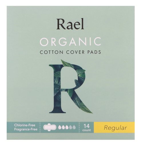 Rael, Organic Cotton Cover Pads, Regular, 14 Count فوائد