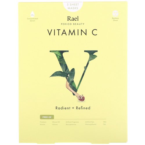 Rael, Vitamin C Sheet Mask, 5 Sheets فوائد