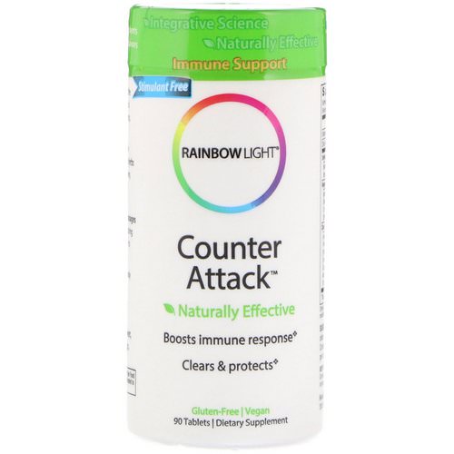 Rainbow Light, Counter Attack, Immune Support, 90 Tablets فوائد