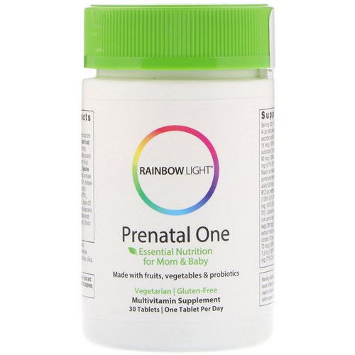 Rainbow Light, Prenatal One, 30 Tablets فوائد