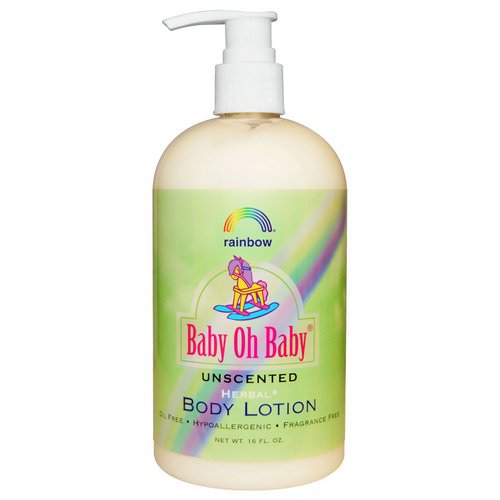 Rainbow Research, Baby Oh Baby, Body Lotion, Unscented, 16 fl oz فوائد