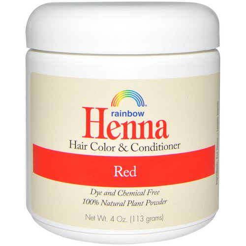 Rainbow Research, Henna, Hair Color and Conditioner, Red, 4 oz (113 g) فوائد