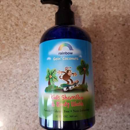 Rainbow Research, Kid's Shampoo and Body Wash, Goin' Coconuts, 12 fl oz (360 ml)