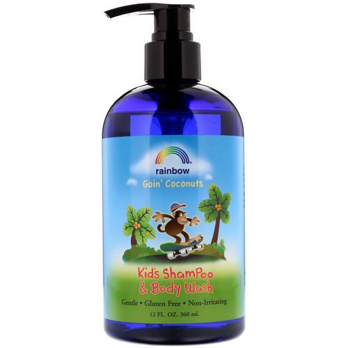 Rainbow Research, Kid's Shampoo and Body Wash, Goin' Coconuts, 12 fl oz (360 ml) فوائد