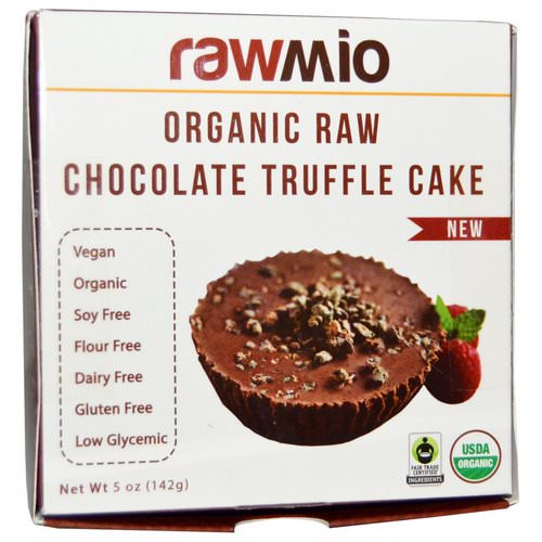 Rawmio, Organic Raw Chocolate Truffle Cake, 5 oz (142 g) فوائد