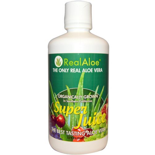 Real Aloe, Aloe Vera Super Juice, 32 fl oz (960 ml) فوائد