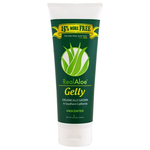 Real Aloe, Gelly, Unscented, 8 oz (230 ml) فوائد