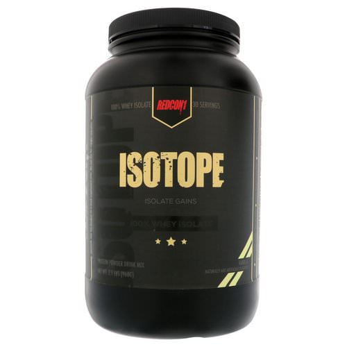 Redcon1, Isotope, 100% Whey Isolate, Vanilla, 2.1 lbs (960 g) فوائد