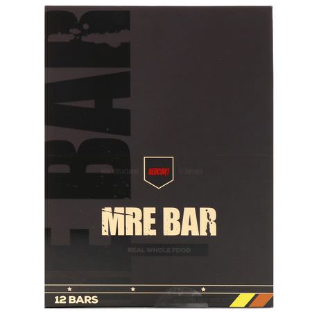 Redcon1, MRE Bar, Banana Nut Bread, 12 Bars, 2.36 oz (67 g) Each:أشرطة, أشرطة ,جبات