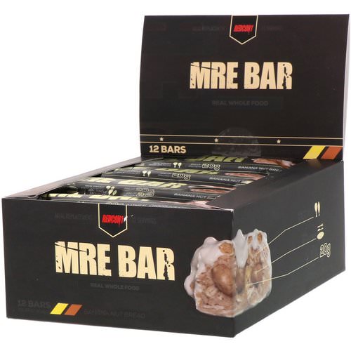 Redcon1, MRE Bar, Banana Nut Bread, 12 Bars, 2.36 oz (67 g) Each فوائد