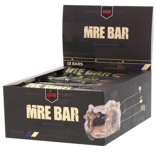 Redcon1, MRE Bar, Blueberry Cobbler, 12 Bars, 2.36 oz (67 g) Each فوائد