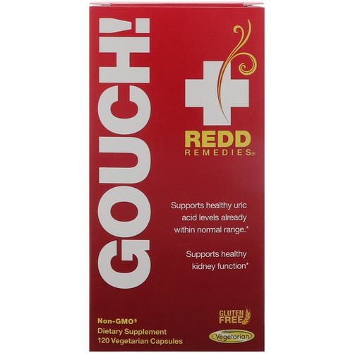 Redd Remedies, Gouch, 120 Vegetarian Capsules فوائد
