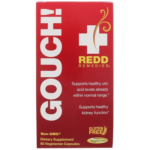 Redd Remedies, Gouch, 60 Vegetarian Capsules فوائد