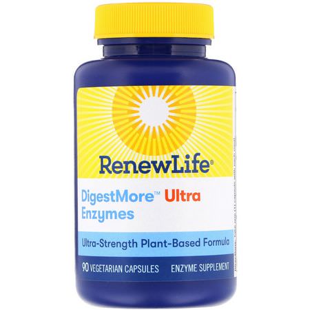 Renew Life Digestive Enzyme Formulas - أنزيمات الهضم, الهضم, المكملات الغذائية