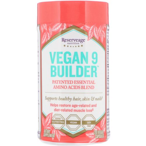 ReserveAge Nutrition, Vegan 9 Builder, 120 Veggie Capsules فوائد