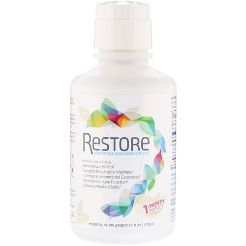 Restore, For Gut Health Mineral Supplement, 16 fl oz (473 ml) فوائد
