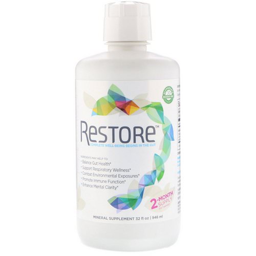 Restore, For Gut Health, Mineral Supplement, 32 fl oz (946 ml) فوائد