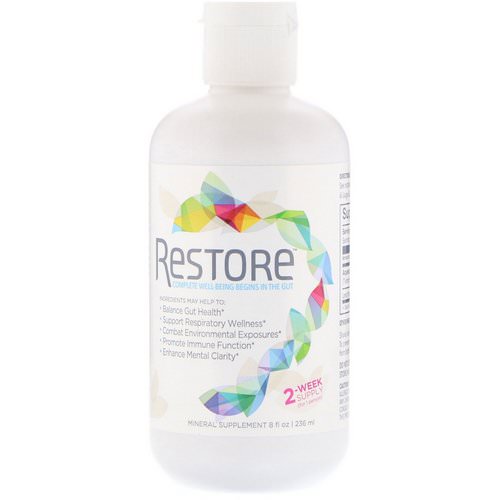 Restore, For Gut Health Mineral Supplement, 8 fl oz (237 ml) فوائد