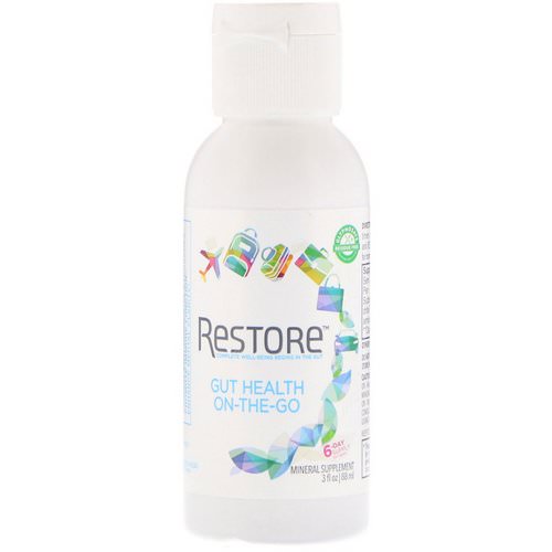 Restore, Gut Health, Mineral Supplement, On-The-Go, 3 fl oz (88 ml) فوائد