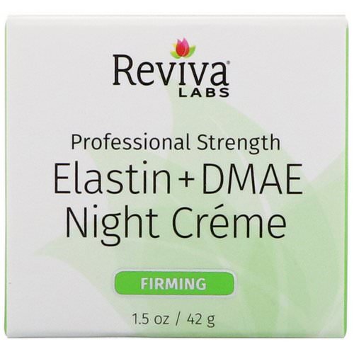 Reviva Labs, Elastin + DMAE Night Creme, 1.5 oz (42 g) فوائد