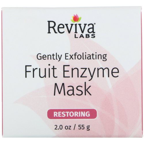 Reviva Labs, Gently Exfoliating, Fruit Enzyme Mask, 2.0 oz (55 g) فوائد