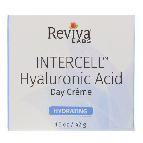 Reviva Labs, InterCell, Hyaluronic Acid Day Cream, 1.5 oz (42 g) فوائد