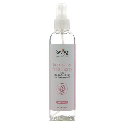 Reviva Labs, Rosewater Facial Spray, 8 oz (236 ml) فوائد