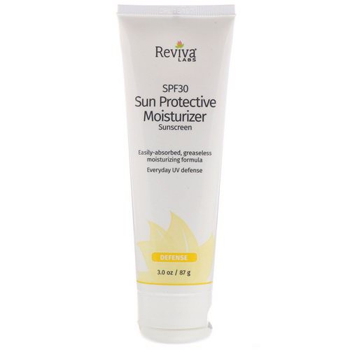 Reviva Labs, Sun Protective Moisturizer Sunscreen, SPF 30, 3.0 oz (87 g) فوائد