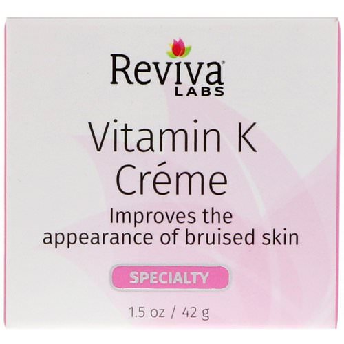 Reviva Labs, Vitamin K Creme, 1.5 oz (42 g) فوائد