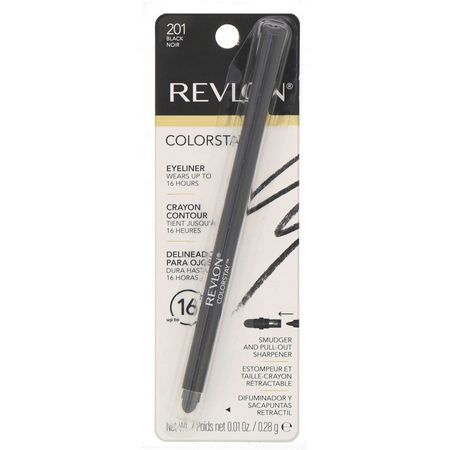 Revlon, Colorstay, Eyeliner, Black 201, .01 oz (.28 g):كحل, عيون