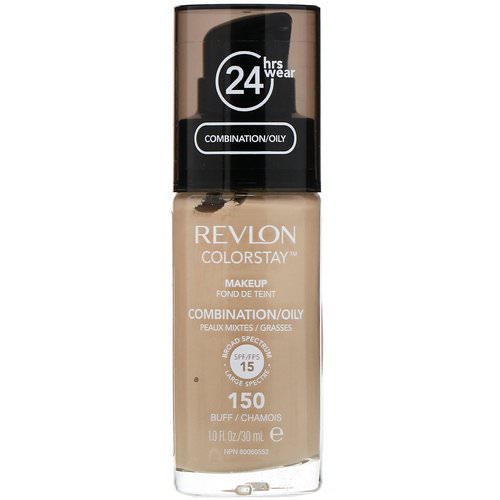 Revlon, Colorstay, Makeup, Combination/Oily, 150 Buff, 1 fl oz (30 ml) فوائد