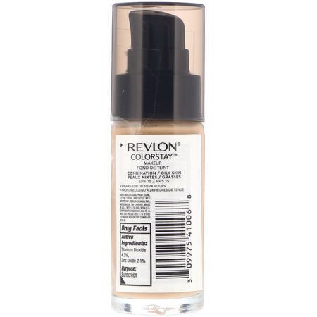 Revlon, Colorstay, Makeup, Combination/Oily, 240 Medium Beige, 1 fl oz (30 ml):Foundation, وجه