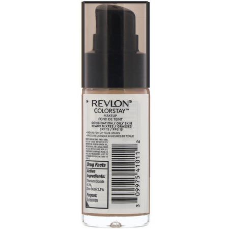 Revlon, Colorstay, Makeup, Combination/Oily, 330 Natural Tan, 1 fl oz (30 ml):Foundation, وجه